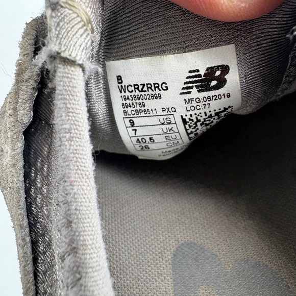 New Balance‎ Shoes Womens Size 9 Grey Knit Cruz V1 Sneakers Run Walk - Picture 2 of 9